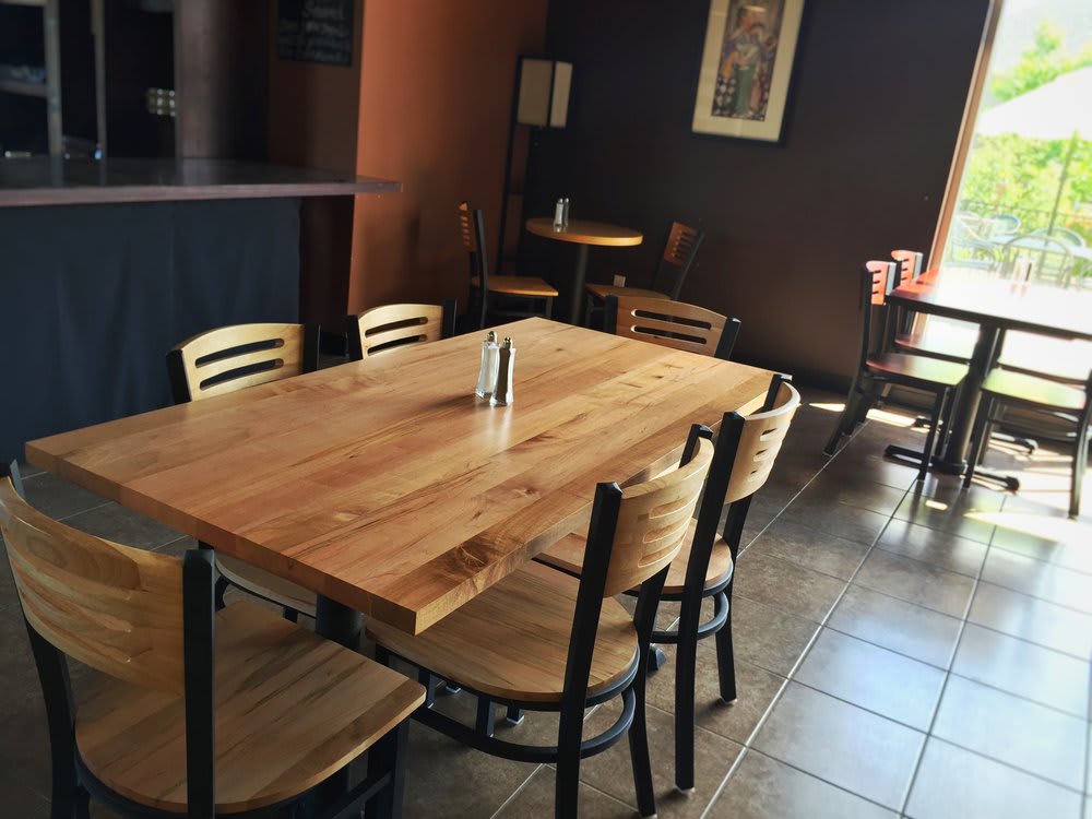 Premium Solid Wood Butcher Restaurant Table